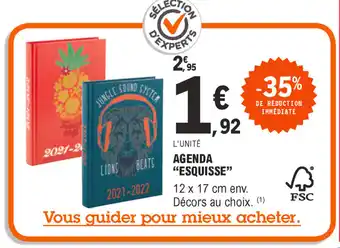 E.Leclerc Agenda "esquisse" offre