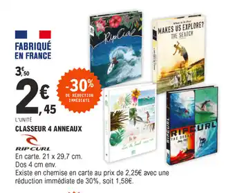 Classeur 4 anneaux