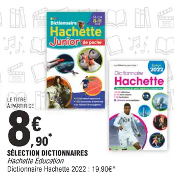E.Leclerc Sélection dictionnaires offre