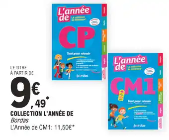 E.Leclerc Collection l'année de offre