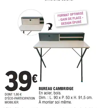 E.Leclerc Bureau cambridge offre