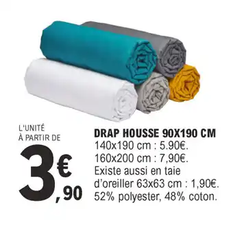 E.Leclerc Drap housse 90x190 cm offre
