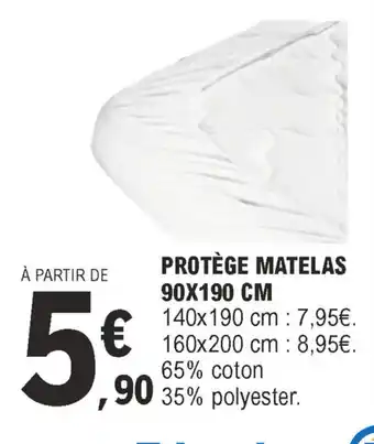 E.Leclerc Portège matelas 90x190 cm offre