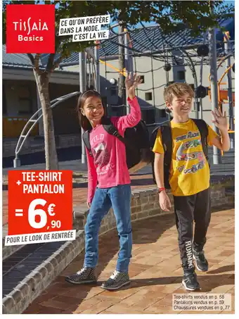 E.Leclerc Tee-shirt + pantalon offre