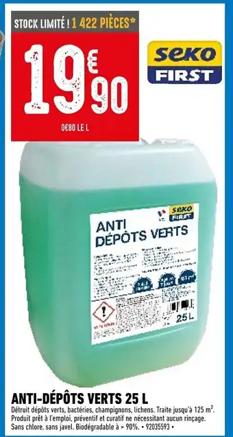 Anti-depots verts 25L