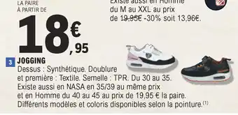 E.Leclerc Jogging offre