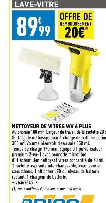Nettoyeur de vitres WV 6 Plus