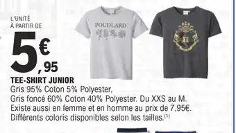 E.Leclerc Tee-shirt junior offre