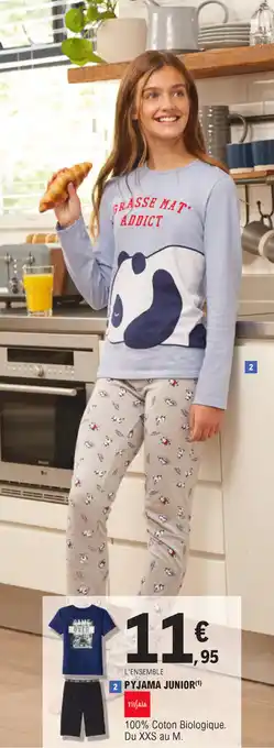E.Leclerc Pyjama junior offre