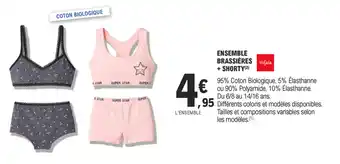 Ensemble brassières + shorty