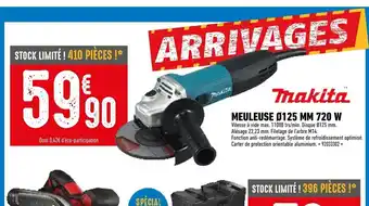 Brico Cash Meuleuse 125mm 720w offre