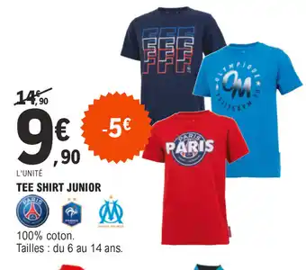 E.Leclerc Tee shirt junior offre
