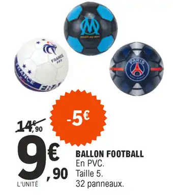 E.Leclerc Ballon football offre
