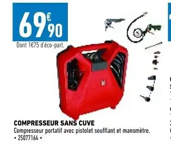 Brico Cash Compresseur sans cuve offre