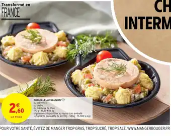 Coquille au saumon