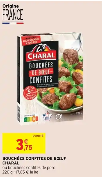 Intermarché Hyper Bouchées Confites De Bœuf Charal offre