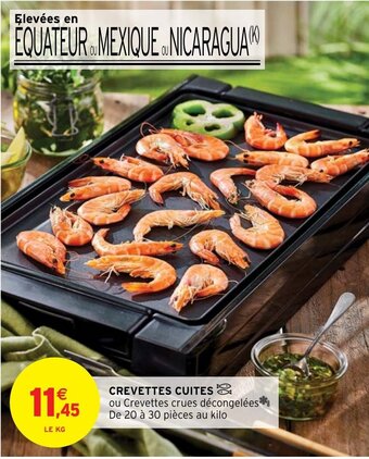 Intermarché Hyper Crevettes Cuites offre