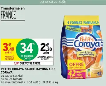 Intermarché Hyper Petits Coraya Sauce Mayonnaise Coraya offre