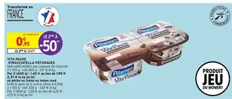 Intermarché Hyper Vita Pause Stracciatella Pâturages offre