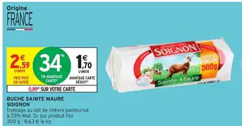 Intermarché Hyper Buche Sainte Maure Soignon offre