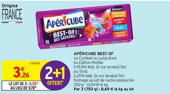 Intermarché Hyper Apéricube Best Of offre