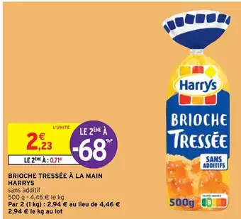Intermarché Hyper Brioche Tressée à La Main Harry's offre