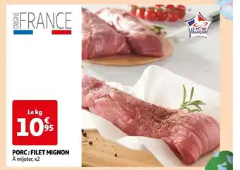 Auchan Supermarché Porc : Filet Mignon offre