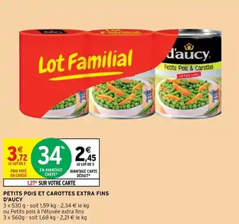 Intermarché Hyper Petits Pois Et Carottes Extra Fins offre