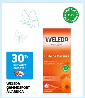 Auchan Weleda Gamme Sport A L'arnica offre