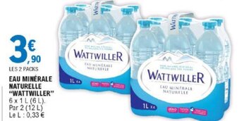 E.Leclerc Eau minérale naturelle Wattwiller offre