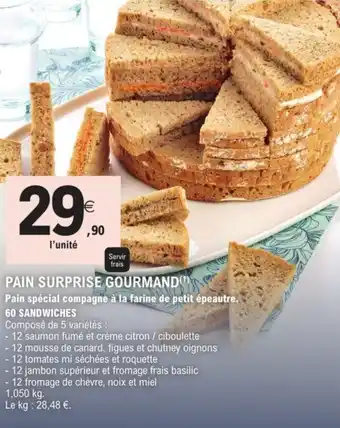 E.Leclerc Pain surprise gourmand offre