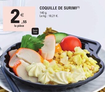 E.Leclerc Coquille de surimi offre
