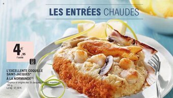 E.Leclerc L'excellente coquille saint-jacques à la normande offre