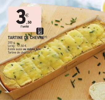 E.Leclerc Tartine de chevre offre