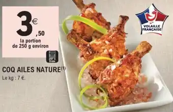 E.Leclerc Coq ailes nature offre
