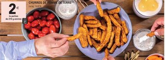 E.Leclerc Churros de pomme de terre offre