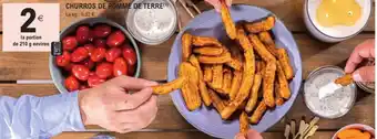 E.Leclerc Churros de pomme de terre offre