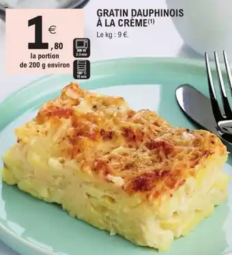 E.Leclerc Gratin dauphinois à la crème offre