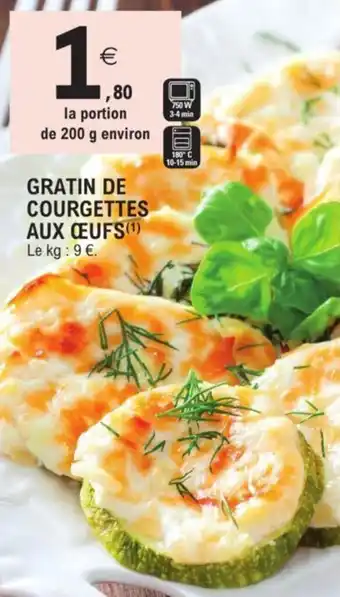 Gratin de courgettes aux Ćufs