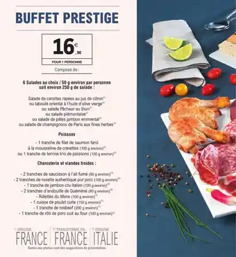 E.Leclerc 6 salades au choix / 50 g environ par personne suit environ 250 g de salade offre