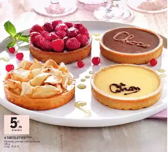 E.Leclerc 4 tartelettes offre