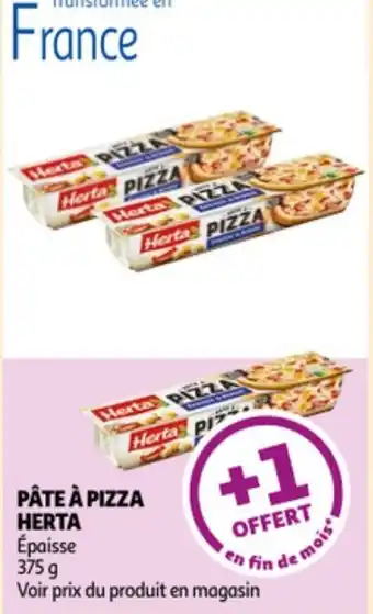 Auchan Pâte à pizza HERTA offre