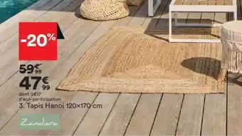 BUT Tapis hanoi 120x170 cm offre