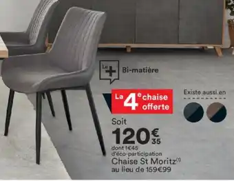 BUT Chaise st moritz offre