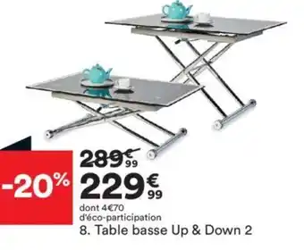 BUT Table basse up & down 2 offre