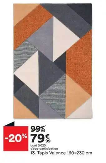 BUT Tapis valence 160x230 cm offre
