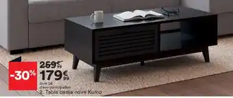 BUT Table basse noire Kumo offre
