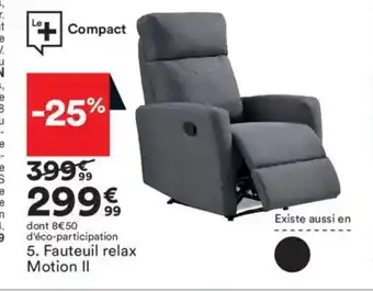 BUT Fauteuil relax Motion II offre