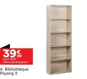 BUT Bibliothèque Poyang 3 offre