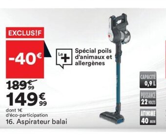 BUT Aspirateur balai offre